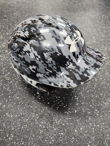 Used Under Armour CHARGED Batting Helmet No Mask Camouflage S/M 11849-S000045669