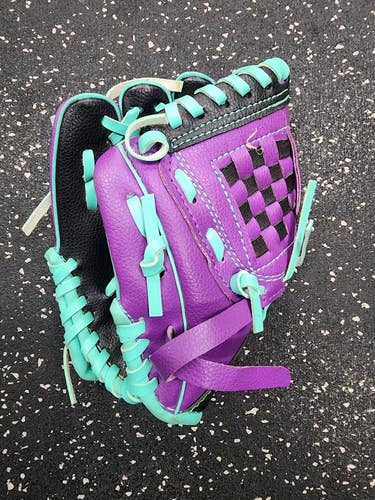 Used DICKS T-Ball BB/SB Glove LHT T-ball Purple 9" 11849-S000045666