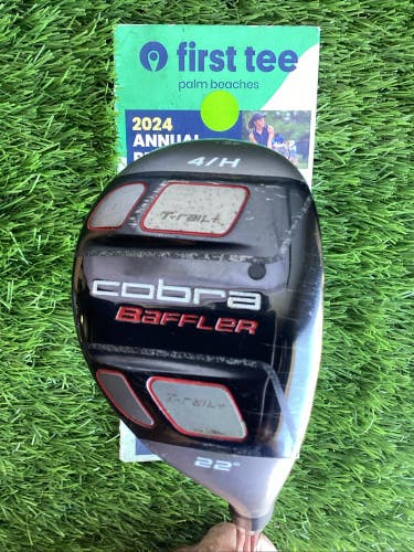 Cobra Baffler T-Rail 4-Hybrid 22* With A-Flex Seniors Graphite Shaft