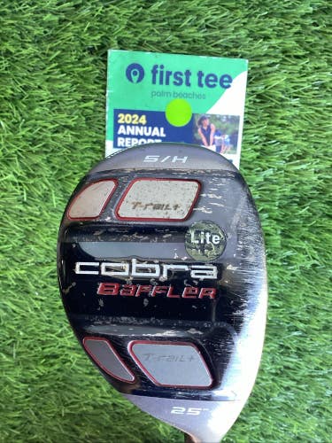 Cobra Baffler T-Rail 5-Hybrid 25* With Tour AD A-Flex Seniors Graphite Shaft