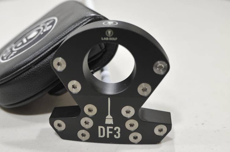 LAB Golf DF3 CB 45" 79 Lie Broomstick Putter Right White Accra Shaft #230180