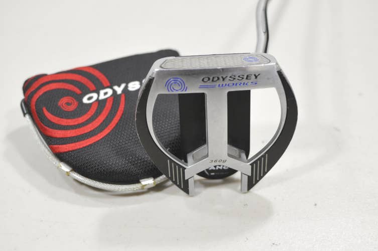 Odyssey Works 2-Ball Fang 34" Putter Right Steel with Cover #230079