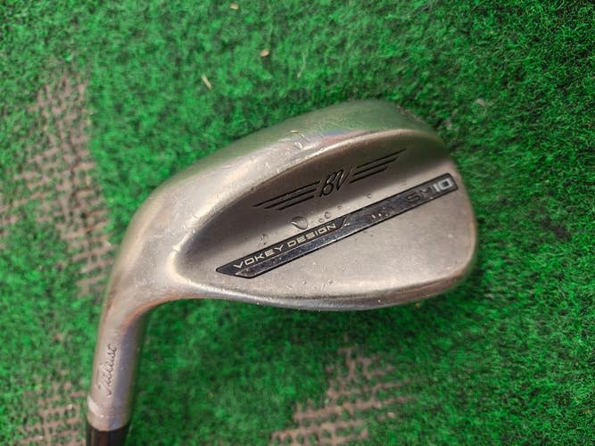 Titleist Vokey SM10 58 Degree Lob Wedge LW Steel Shaft 58.12 D Grind Left Handed