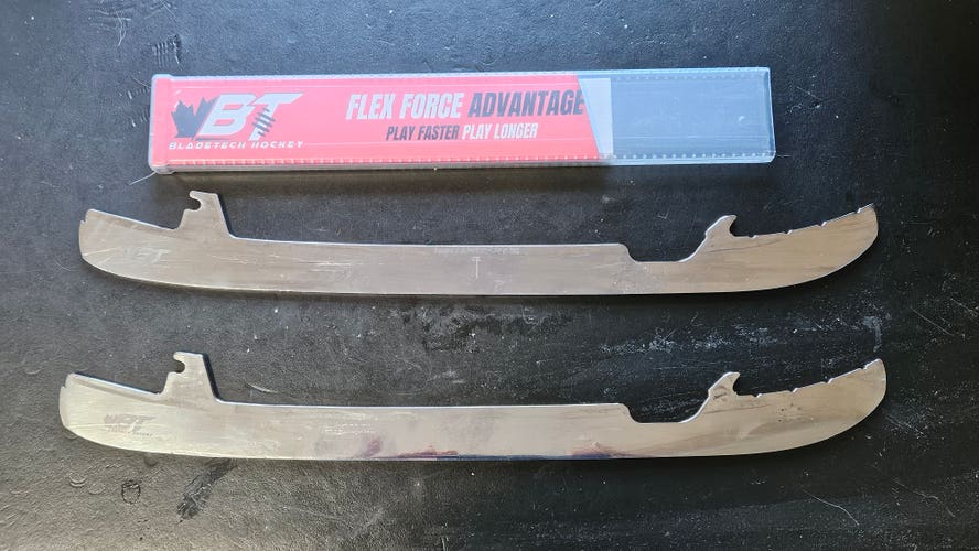 Used BladeTech 296 mm mirror stainless steel runners for CCM XS holder
