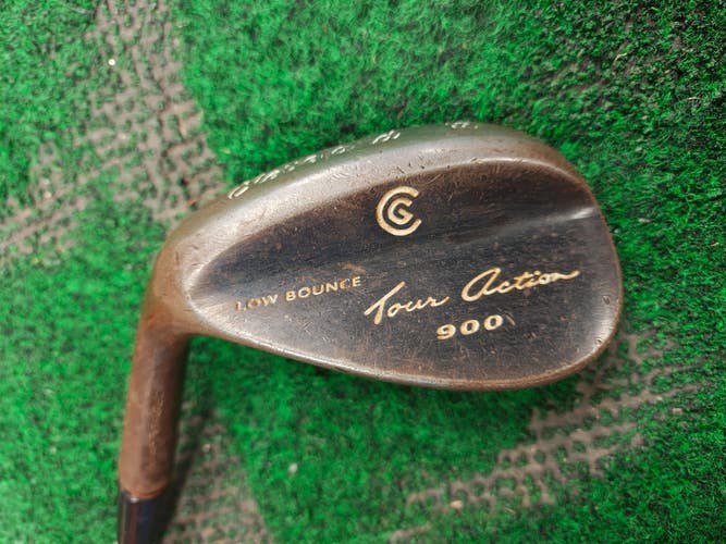 Cleveland Tour Action 900 RAW Sand Wedge SW Steel Shaft 56 Degree Left Handed