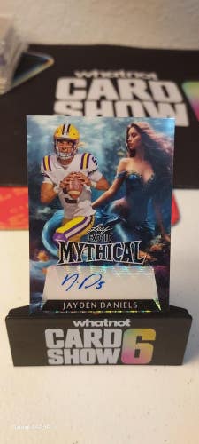 Jayden Daniels 2024 Leaf Exotic Mythical Autograph AUTO RC 1/1 True 1/1