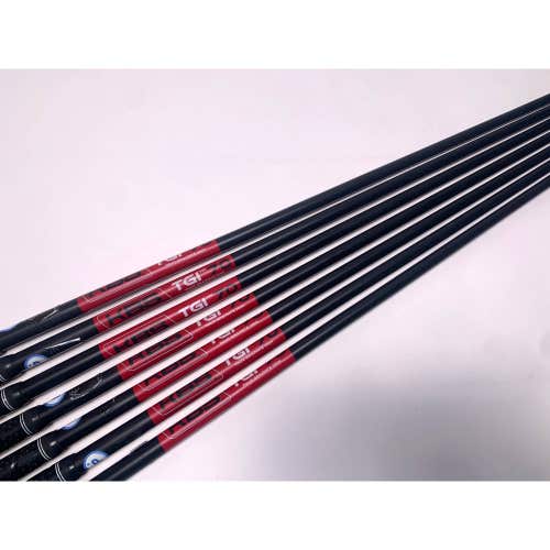 KBS TGI 70g Regular Plus Graphite Iron Set of 7 Shafts 34.50''-37''- Pull 0.37