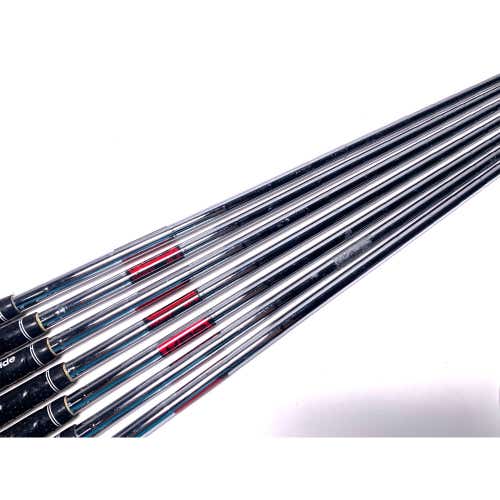KBS Tour-V 110g Stiff Steel Iron Set 7 Shafts 34.75''-38''- Pull 0.355