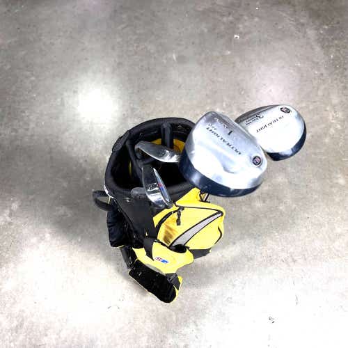 US Kids UL-12 Club Set Driver 3W 8i PW 63-43 Yellow Youth RH +Bag