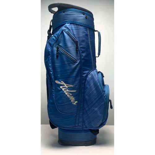 Adams Idea Cart Bag Blue 14-Way Divide Single Strap Golf Bag