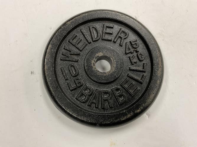 Used Weider Standard Plate (Each) Black 10 lb 11855-S000212137