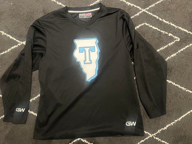 Team Illinois Black Youth Small Unisex Practice Jersey (New)