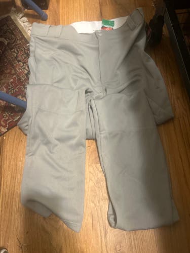 Gray Men's Large Adult Rawlings Game Pants (New)