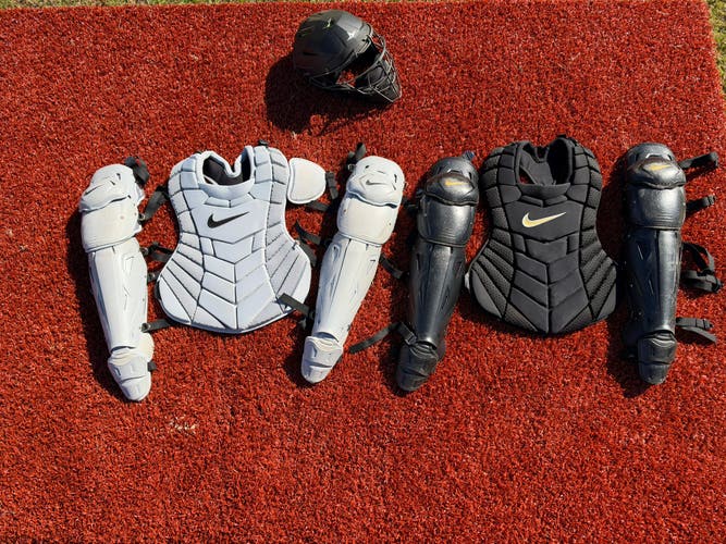 (2) 17in Nike Diamond Elite Catcher's Set BUNDLE