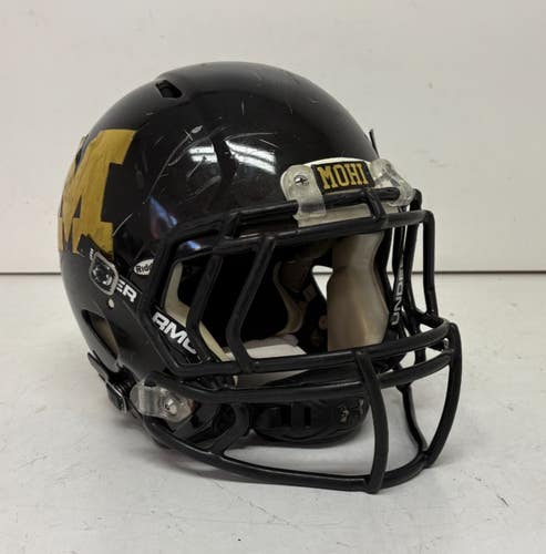 Riddelol Speed Youth Football Helmet Black Size Large Under Armour Chin Strap