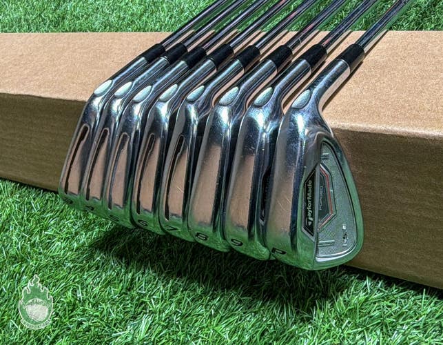 Used TaylorMade RSi 2 Irons 3-PW KBS Tour 105g Stiff Flex Steel Golf Club Set