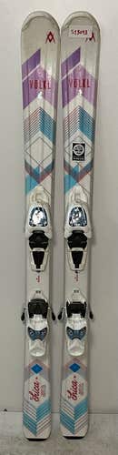 Kid's Volkl 120cm All Mountain Chica Skis With Marker 4.5 Bindings (Used)(SY3098)