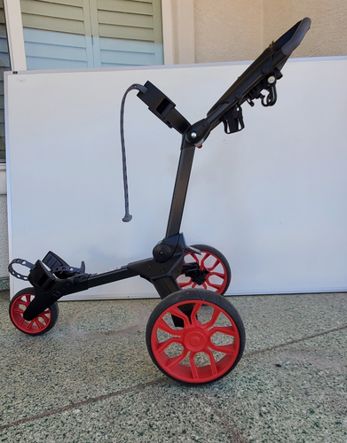 Stewart Golf Great Britain HANDBUILT Collapsible Push Cart