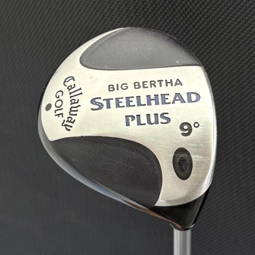 CALLAWAY STEELHEAD PLUS DRIVER (9 DEGREE) + HEADCOVER