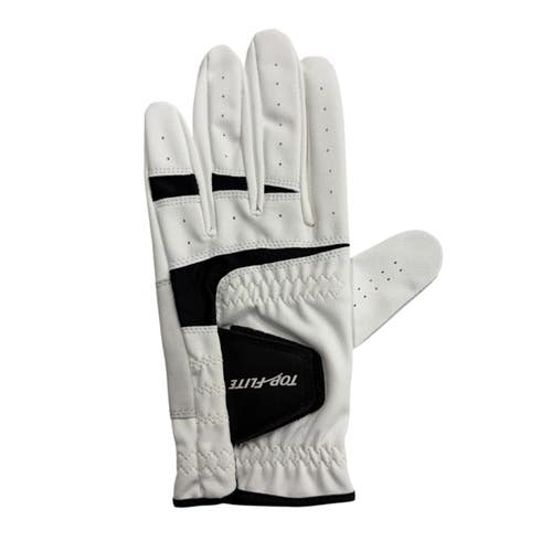 Used Top Flite Mens Golf Glove MLH White LG 11406-S000113707