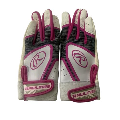 Used Rawlings BB/SB Batting Gloves Pink XS 11406-S000113664