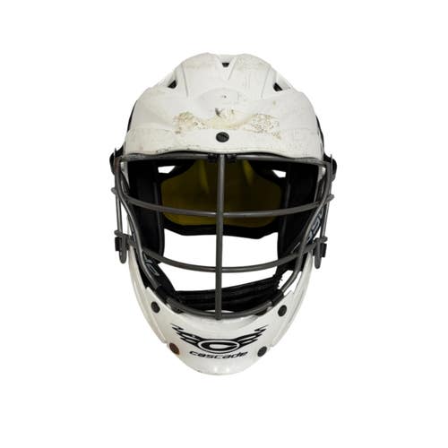 Used Cascade CS-R Lacrosse Helmet White One Size 11406-S000113558