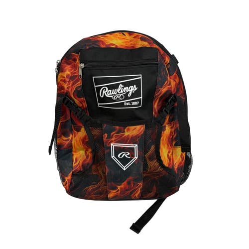 Used Rawlings BB/SB Player Backpack Orange 11406-S000113562