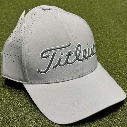 Titleist Players Tech Adjustable Golf Hat Cap OSFM Color: Gray/Charcoal/White
