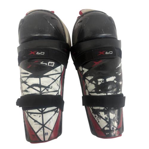 Used Bauer VAPOR X60 SG 11 Junior Shin Guards Black 11" 11406-S000113503