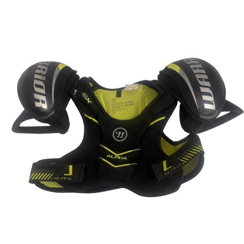 Used Warrior ALPHA Youth Shoulder Pads LG 11406-S000113505