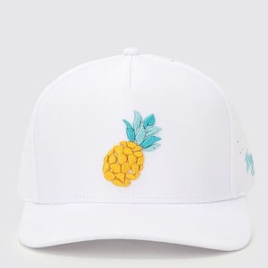 Waggle Golf Juicy Pineapple Adjustable Snapback Golf Cap New