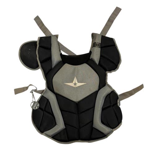 Used All-Star TOP STAR Catchers Chest Protector Grey Youth 11406-S000113493