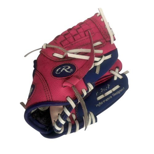 Used Rawlings PLAYERS SERIES BB/SB Glove T-ball Pink 9" 11406-S000113487