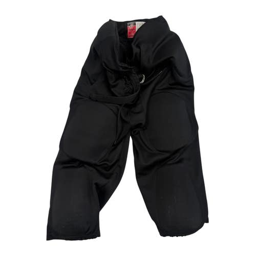 Used Alleson Adult Football Integrated Pants Black LG 11406-S000113481