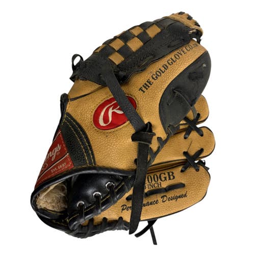 Used Rawlings PL100GB BB/SB Glove RH Throw Tan 10" 11406-S000113429