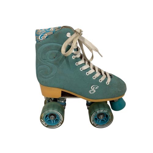 Used RollerDerby CANDIGIRL Rec Fitness Skates Teal Size 6 11406-S000113406