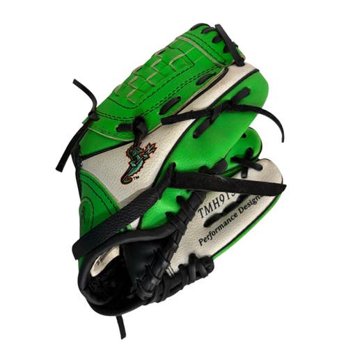 Used Rawlings TMG91SB BB/SB Glove T-ball Green 9" 11406-S000113403