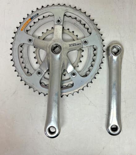 Shimano RX100 FC-A550 170mm 52/42/28 Silver Aluminum Road Triple Crankset GREAT