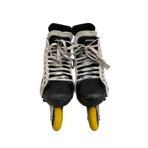 Used Alkali Roller Hockey Skates White Adjustable Size 2-5 11406-S000113374