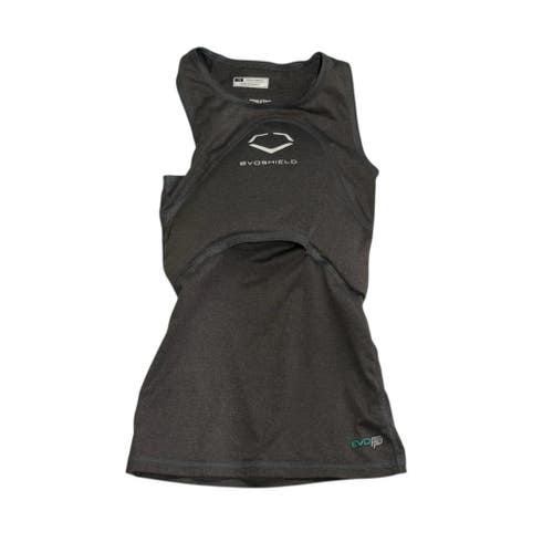 Used Evoshield  Sleeveless Chest Guard Shirt Youth Small 11406-S000113356