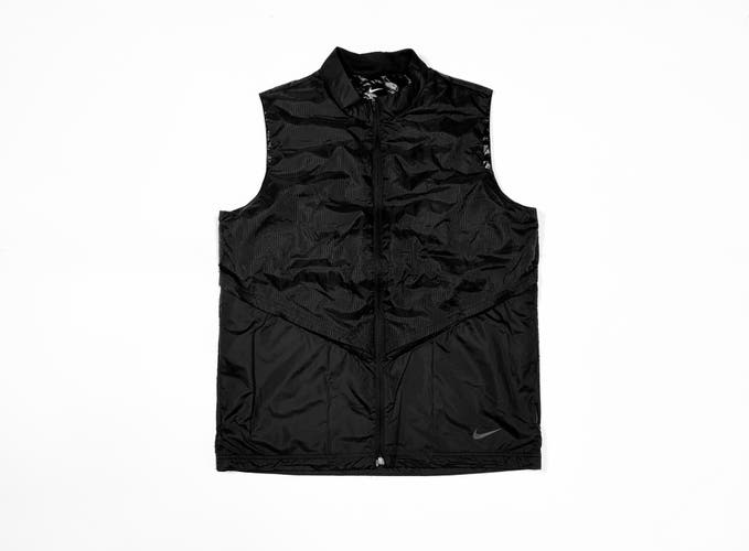 Black Large Men's Nike Vest (New) Nike Therma-FIT ADV Repel Goose Down Fill Athletic Vest IB2238-010