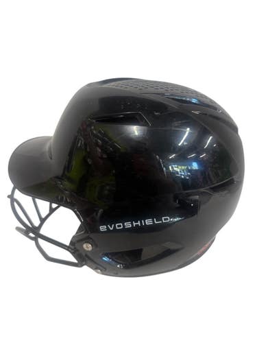 Used Evoshield W TV7130BL Batting Helmet w/Mask Black XS 11406-S000113238