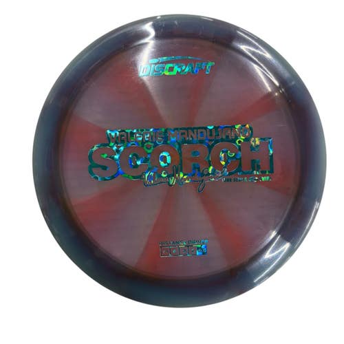Used Discraft SCORCH VM Z SWIRL Disc Golf Driver Purple 11406-S000113223