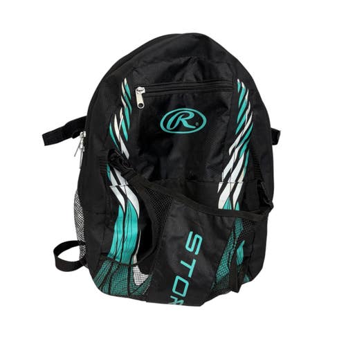Used Rawlings BB/SB Player Backpack Black 11406-S000113164