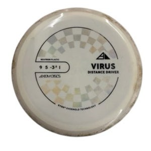 Used Axiom VIRUS NEUTRON Disc Golf Driver White 11406-S000113120