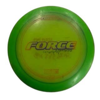 Used Discraft FORCE Z Disc Golf Driver Green 11406-S000113116