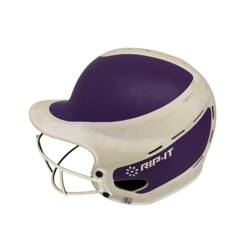 Used RIP-IT FP HELMET Batting Helmet w/Mask White M/L 11406-S000112992