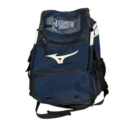 Used Mizuno BB/SB Player Backpack Navy Blue 11406-S000112982