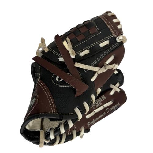 Used Rawlings PLAYERS SERIES BB/SB Glove T-ball Brown 9" 11406-S000112969