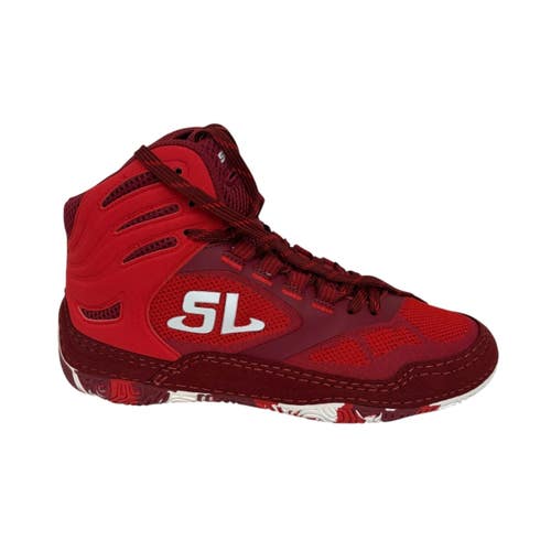 Used Wrestling Shoes Red Senior Size 10 11406-S000112926